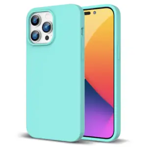 iPhone 14 Pro Mercury Soft Feeling Jelly Cover Case Mint - Image 3