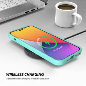 iPhone 14 Pro Mercury Soft Feeling Jelly Cover Case Mint - Image 4