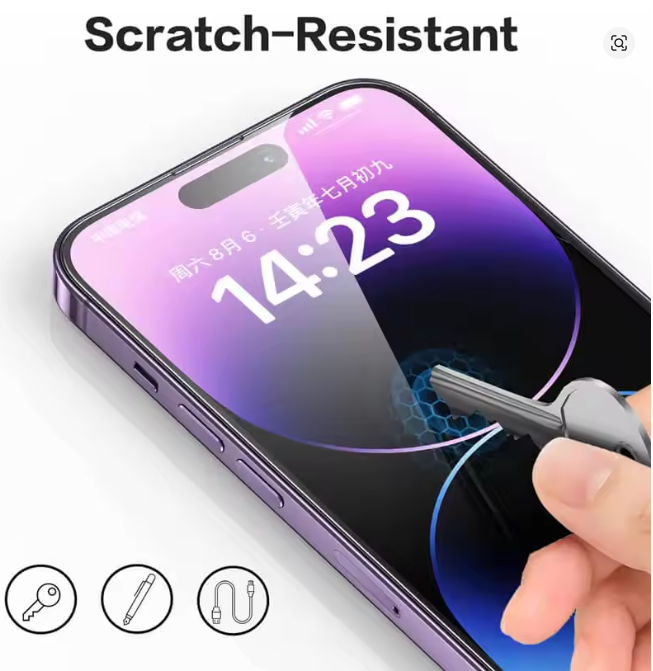 IPhone 17 scratch resistant screen protector
