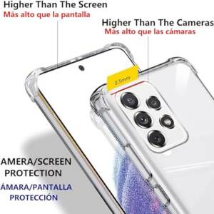 Samsung A33 clear hard case