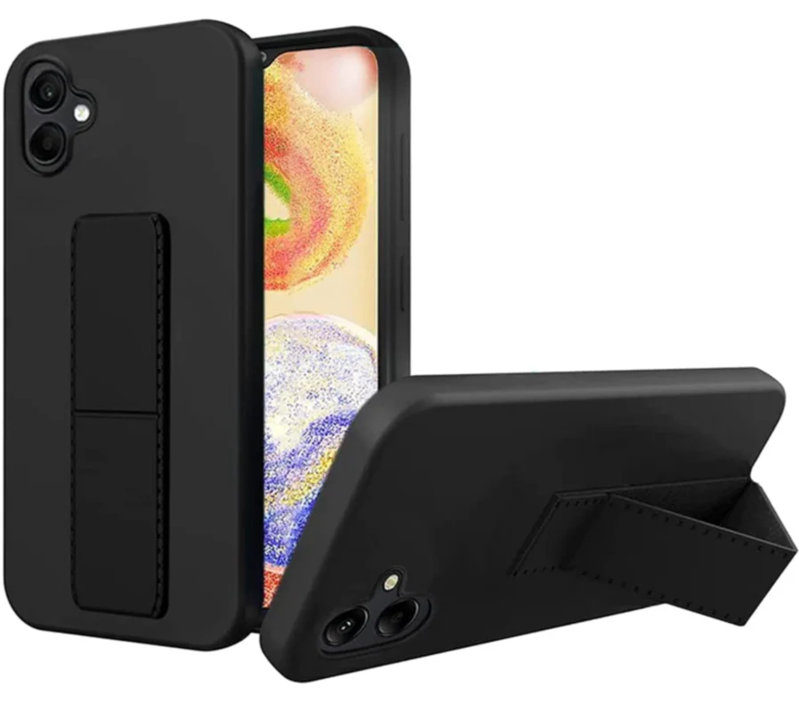 Black standing case for Samsung A14