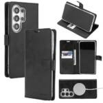 Magsafe black flip case for S26 Ultra